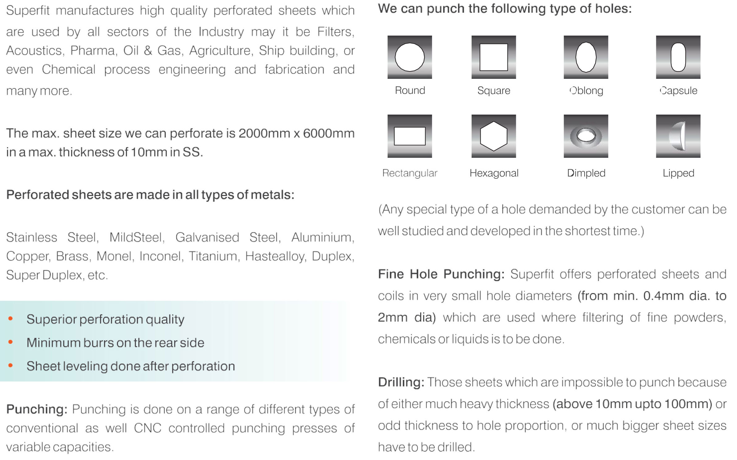 Perforated Sheets